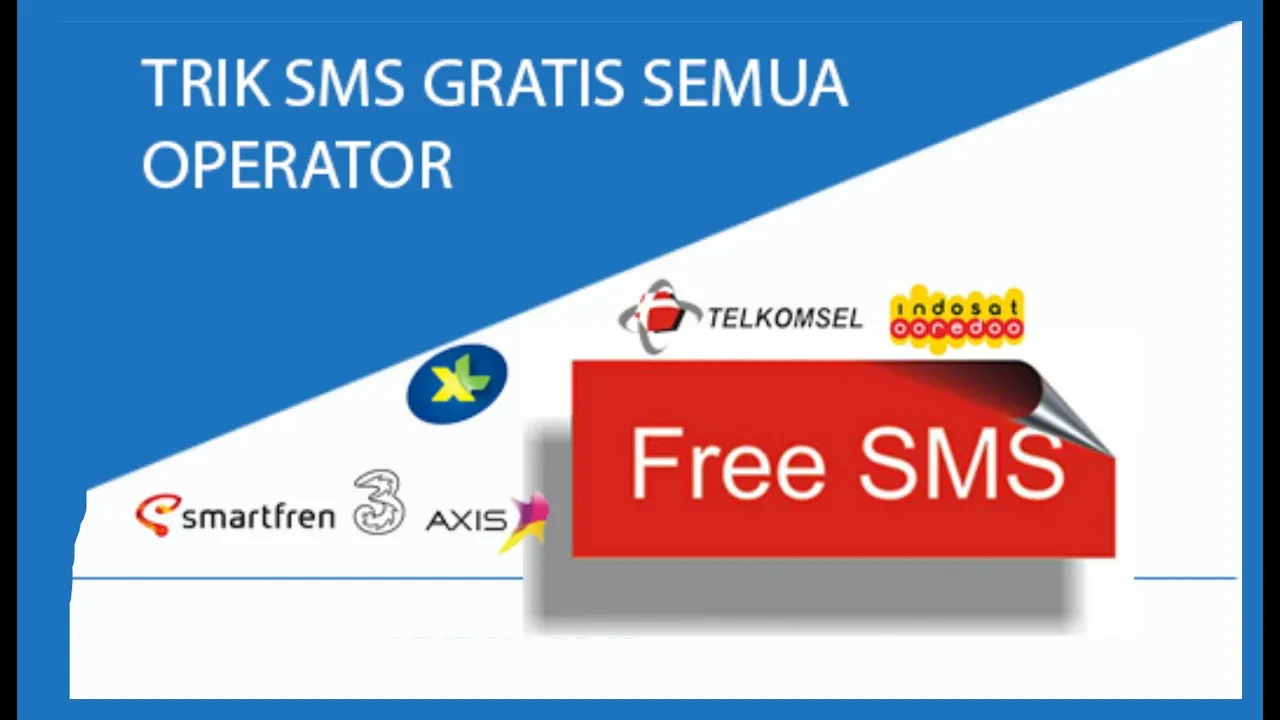 Dengan SMSin kamu bisa sms gratis ke semua operator di Indonesia download link .... 