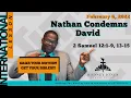 Nathan Condemns David 2 Samuel 12 1-9 13-15 February 6 2022 Sunday school lesson Int