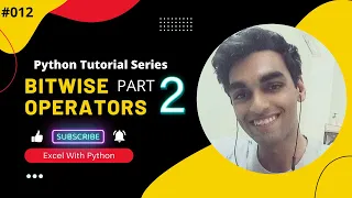 012 Bitwise Operators in Python Part 2 Python Tutorial Series