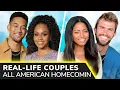 ALL AMERICAN HOMECOMING Real-Life Couples Geffri Maya Camille Hyde Peyton Alex Smith more