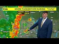 Live weather Severe thunderstorm warning issued for part of Denton County