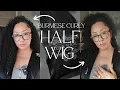 ULA HAIR 3-IN-1 Burmese Curly Half Wig - QUICK EASY INSTALL