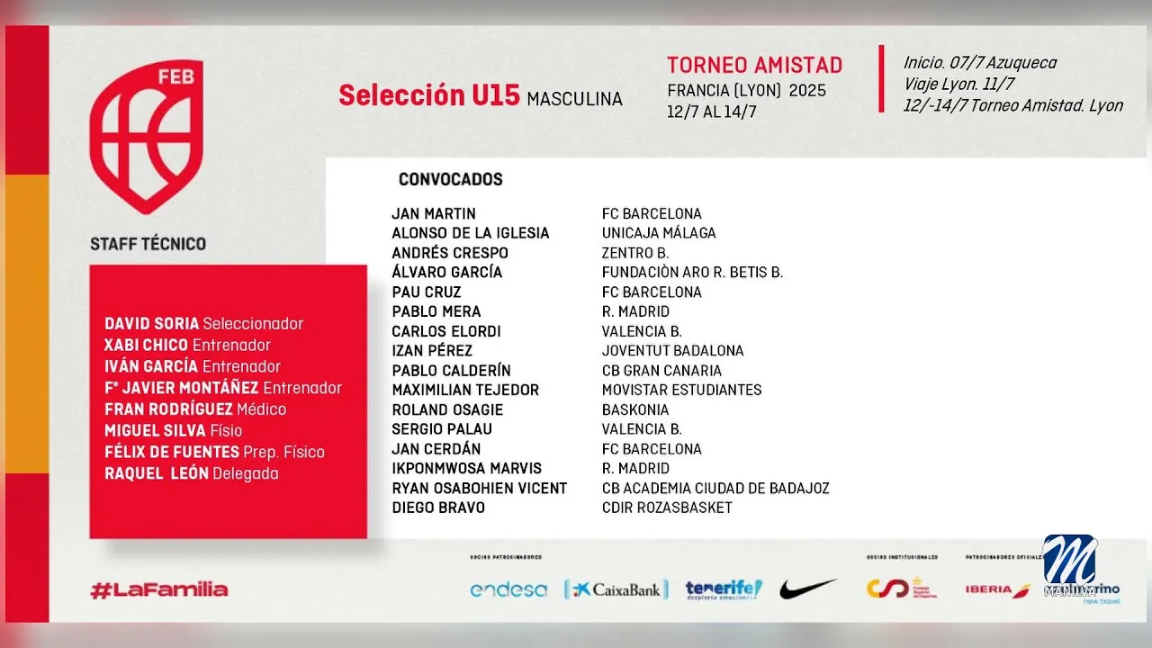 Javi Montañez, incluido en la selección nacional sub-15