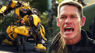 John Cena Is The Real Machine In The Bumblebee Movie Best Scenes 4K 