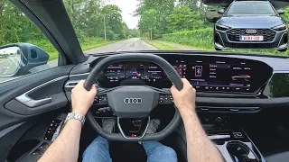 Audi A5 Avant 2026 POV Test Drive e-hybrid quattro 299 hp AWD