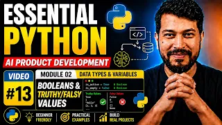 Essential Python Booleans Values AI Product Development Series