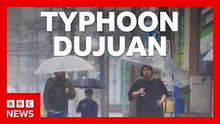 Typhoon hits Japan: Nearly two million urged to evacuate | BBC News