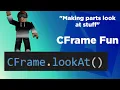How to use CFrame lookAt in Roblox Studio