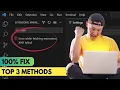 How to fix Error While Fetching Extensions XHR Failed error in VSCode FIXED
