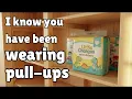 Grandma surprises you with diapers ABDL roleplay