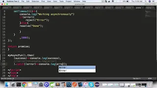 JavaScript ES6 Catching Errors