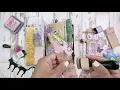 📜 asmr |미리 만들어놓은 에페메라 쉽고 다양하게 다꾸에 활용하는법 | Junk Journal with me Purple Theme 15| 정크저널 보라테마 15