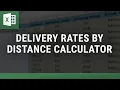 Delivery Rates by Distance Calculator Fast Accurate Cost Estimation