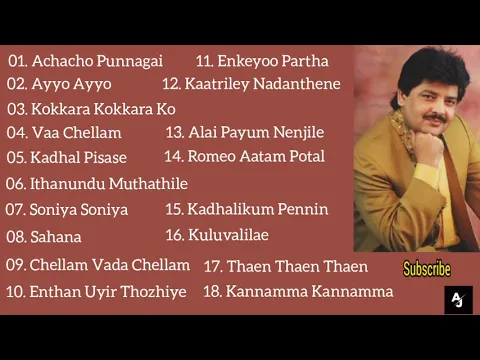 Download MP3 Udit Narayan Tamil Hits | All Time Favourite | Udit Narayan Tamil Songs Collection | Audio Jukebox