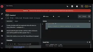 Codewars Count by X Python 8 kyu