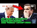 Blanche HIDES as Judge Promises to Hold Him in CONTEMPT Over Epstein Files