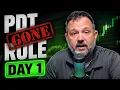 The 25K Rule Is Gone My 0DTE Test Starts Today Live Trade
