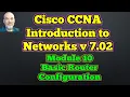 Cisco NETACAD Introduction to Networks v7 02 - Module 10