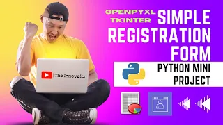 Simple Registration Form Python Mini Project Source Code Pycharm