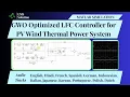 MATLAB Simulation of GWO Optimized LFC Controller for PV Wind Thermal Power System PV Wind Thermal