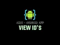 AIDE Tutorial - Android App View ID s
