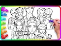 KPop Demon Hunters Coloring Pages - Huntrix vs Saja Boys Satisfying Coloring Boys vs Girls