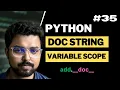 35 Doc string and variable scope in Python Python for Beginners in Hindi Full Course