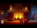 Minecraft Soothing Scenes – Relaxing Fireplace