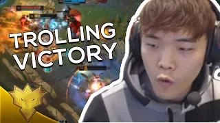 Impact TROLLING HIS WAY TO VICTORY in Korean Solo Queue - League of Legends Highlights