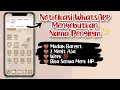 Download Lagu Notifikasi WhatsApp Keren Menyebutkan Nama Pengirim | Mudah Banget