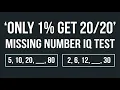 Missing Number Challenge with 20 Pattern Puzzles