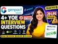 Genpact 4 YOE Interview Questions Selected for 20 LPA Real Interview Experience Agni - dev