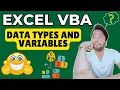 VBA Basics Master Data Types and Variables in Excel Data type and variable GUIDE OF MAD