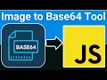 Javascript Project to Convert Image to Base64 Code With Copy to Clipboard Using Sweetalert2 Library