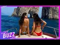 Eiza Gonzalez y su bella amiga arrasaron en Italia con diminutos bikinis Buzz