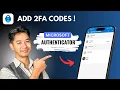 How to Add 2FA Codes in Microsoft Authenticator
