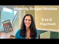 Budget With Me 9 to 5 Monthly Budget High Expenses Lifestyle Inflation
