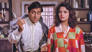 aap abhi tak humse naaraz ho salman khan and madhuri dixit romantic scene hum aapke hain koun