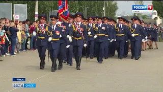 В Парке Победы прошел смотр строя и песни сотрудников УФСИН Омской области