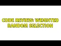 Code Review Weighted random selection