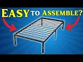 Download Lagu DUMOS Bed Frame - HOW to ASSEMBLE and FULL REVIEW of Twin Bed Steel Slat Frame!
