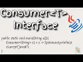 Consumer Interface in java 8 Explained in Tamil