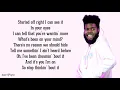 Khalid - TALK (Lyrics)