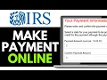 How To Make Payment To The IRS Online 2025 FULL TUTORIAL