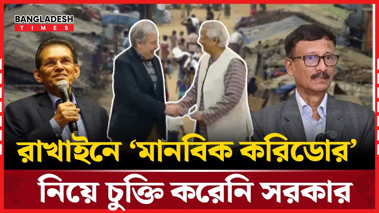 রোহিঙ্গা ও মানবিক করিডোর নিয়ে বিস্তারিত জানালেন দুই উপদেষ্টা