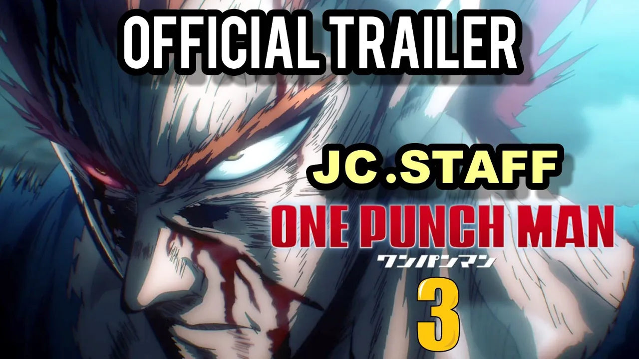 One Punch Man Season 3 - OFFicial Teaser Trailer By Jc.Staff (2024)