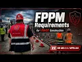 Fire Prevention Program Manager FPPM requirements for USACE Construction
