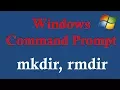 Windows Command Prompt - 3 Creating and deleting