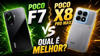 POCO F7 vs POCO X8 Pro Max: Qual Vale Mais a Pena Comprar em 2026?
