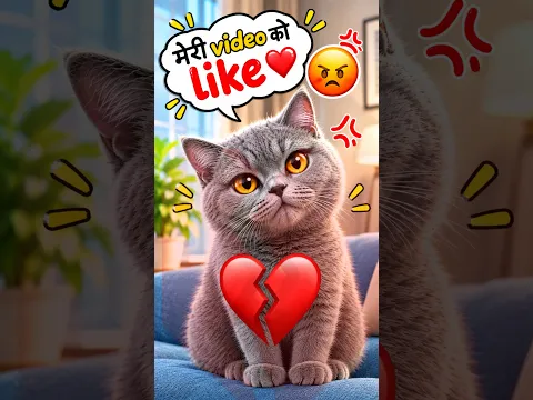 Owner Made Cat Jealous 😹💔 #cat #shorts